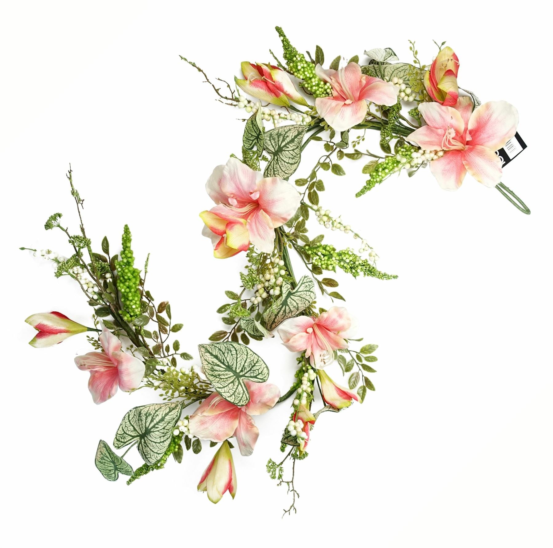 180cm Artificial Hanging  Pink Lily Plant Realistic Garland Trailing — Botanik artificial plants