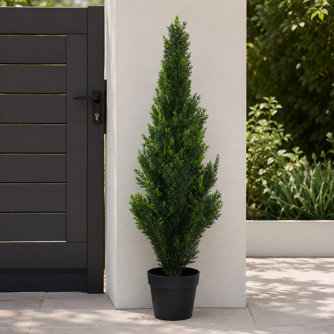 90cm Artificial Cedar Cypress Topiary UV Resistant — Botanik artificial plants
