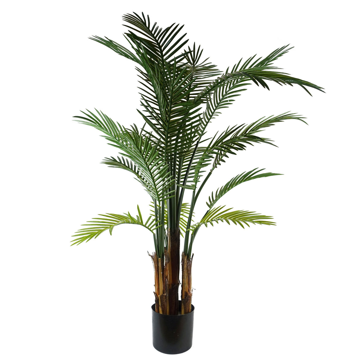 125cm UV Resistant Raphis Palm Tree with Natural Trunk — Botanik artificial plants