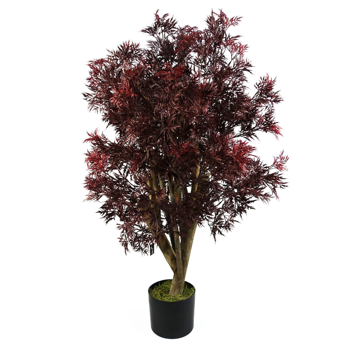 120cm Red Aralia Tree Artificial UV Resistant Outdoor — Botanik artificial plants