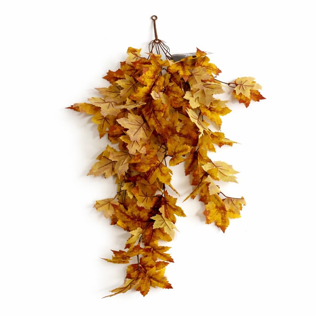 70cm Artificial Trailing Grape Ivy Plant Faux Hanging Foliage - Yellow - Premium Quality