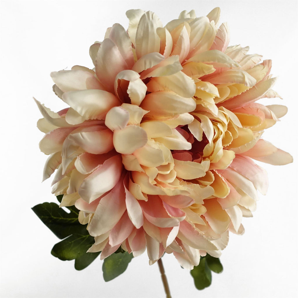 Artificial Pack of 6 x 75cm Extra Large Reflex Chrysanthemum - Pink - Premium Quality