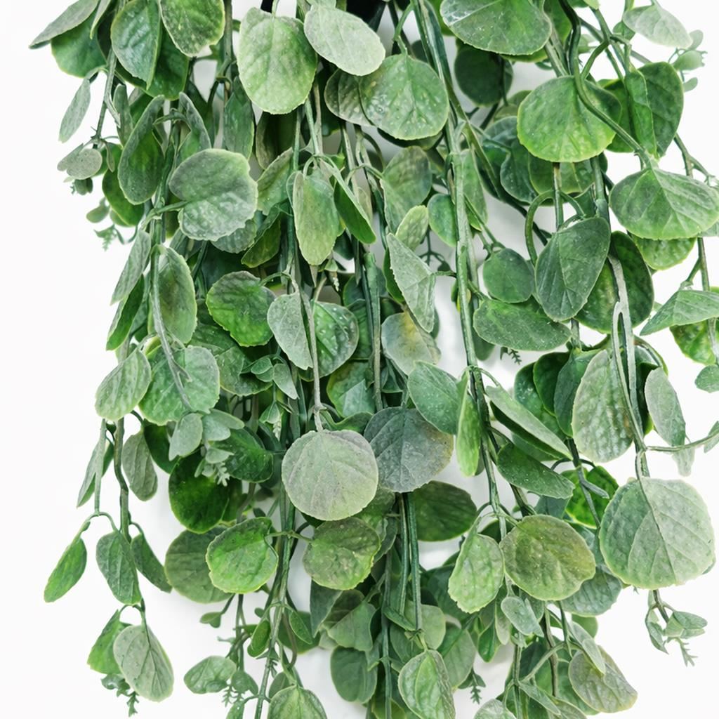 75cm Artificial Trailing Round Botanik Hanging Foliage Plant - Soft Eucalyptus Green - Premium Quality