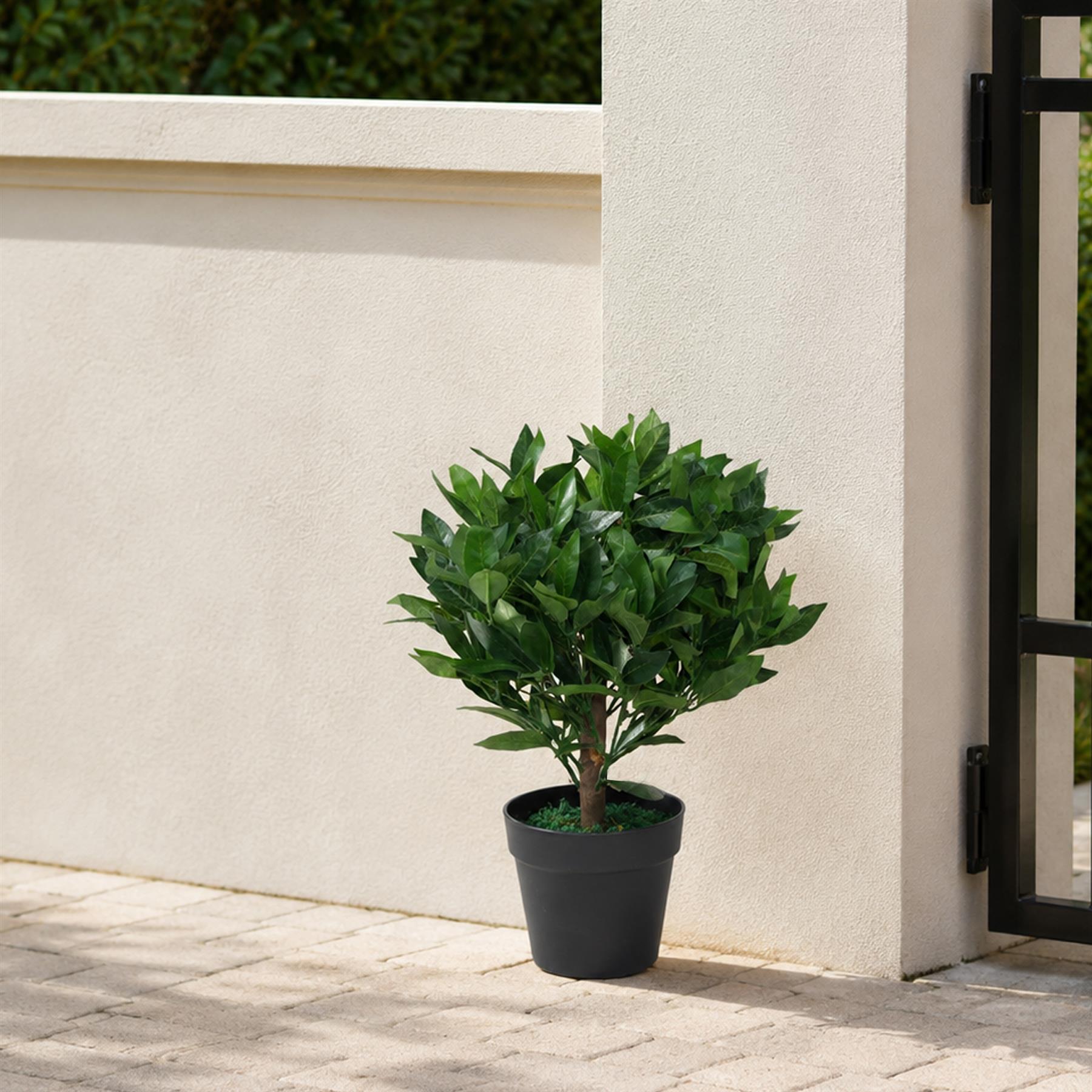 50cm Botanik Artificial Realistic Bay Laurel Topiary Ball Tree