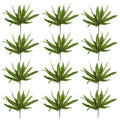 12 x 40cm Artificial Crocodile Fern Plant - Premium Quality