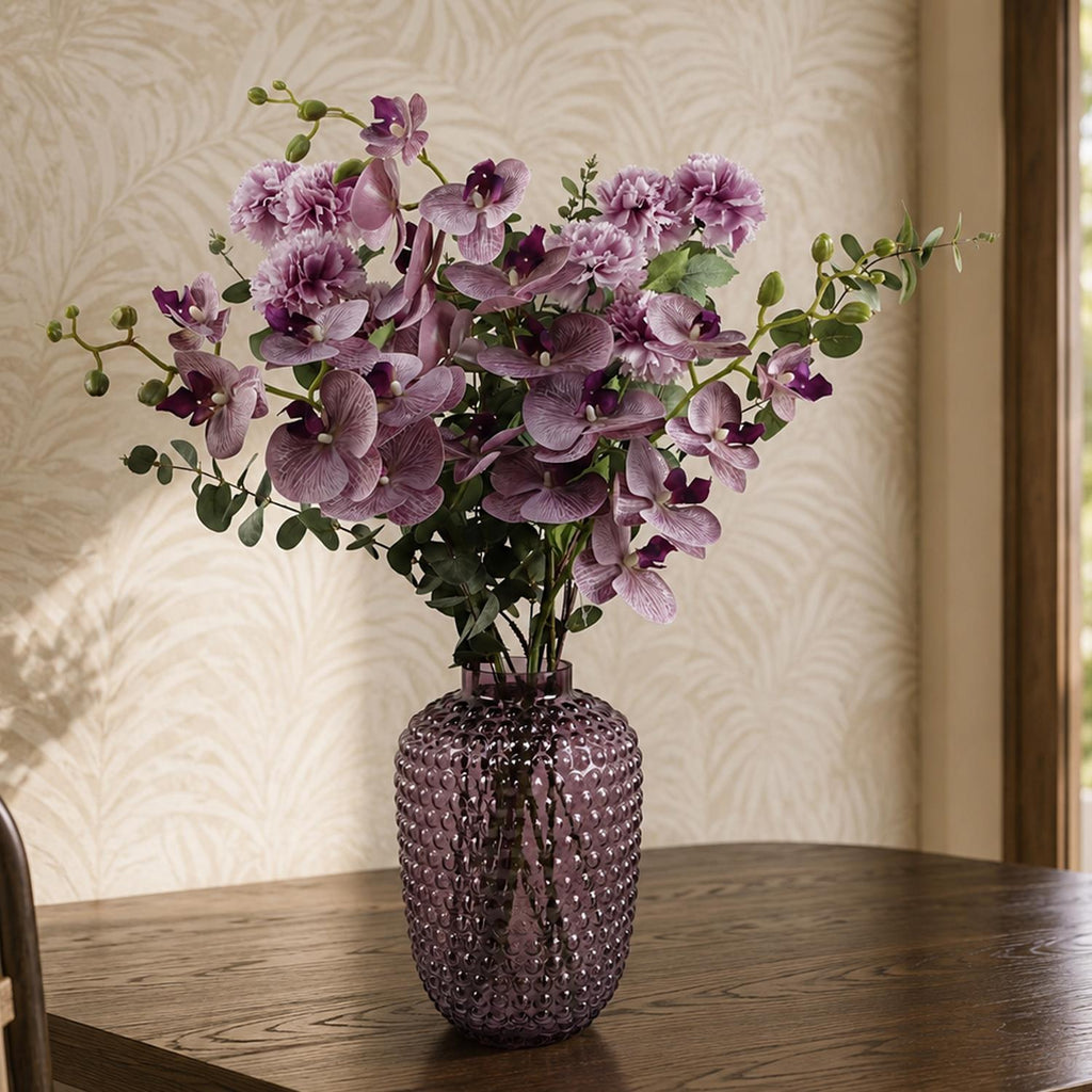 80cm Berry Burst Vase Artificial Orchids and Foliage - Premium Quality (image 6 of 6)