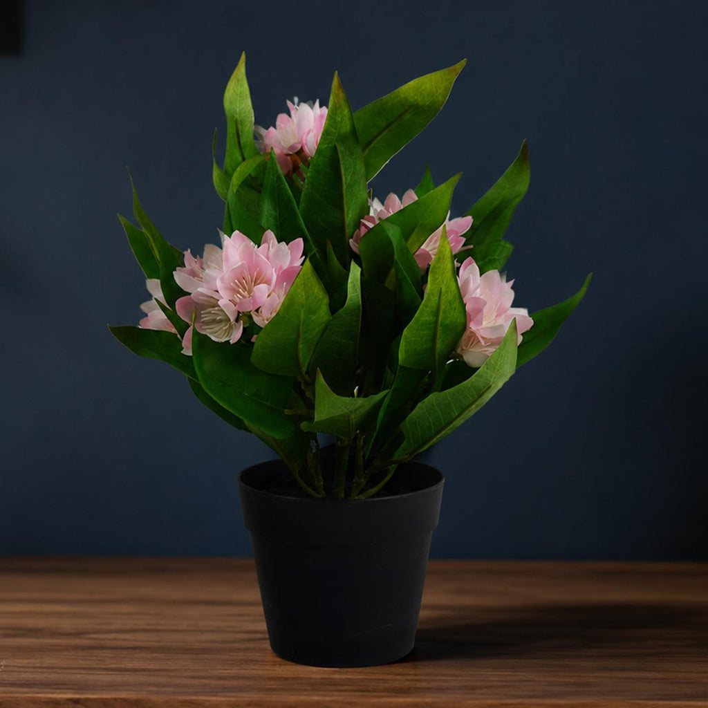 18cm Artificial Freesia Plant Light Pink Flowering - Premium Quality