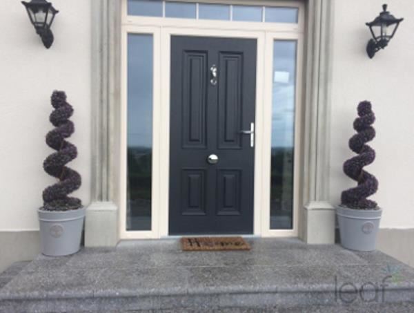 90cm Artificial Purple Large Botanik Spiral with Decorative Planter - Premium Quality