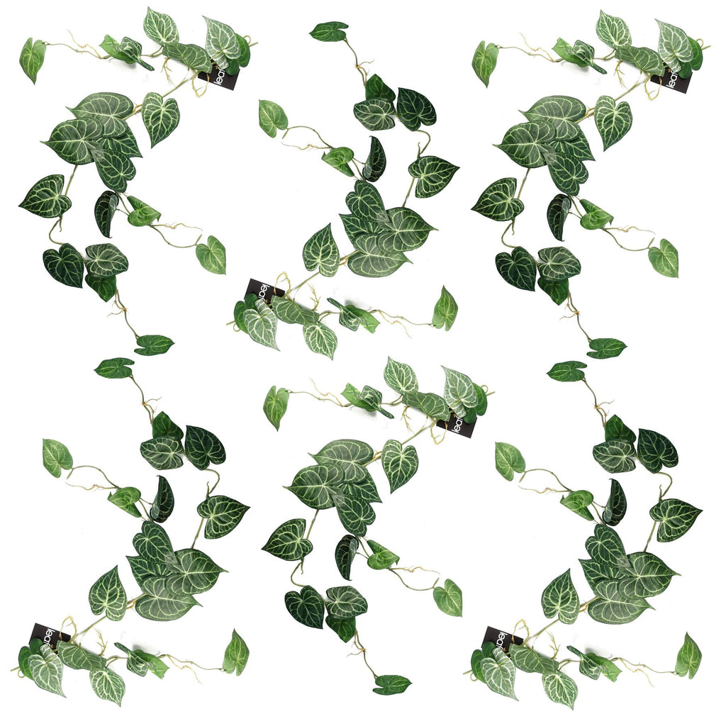 100cm Artificial Trailing Hanging Rounded Ivy Plant Realistic