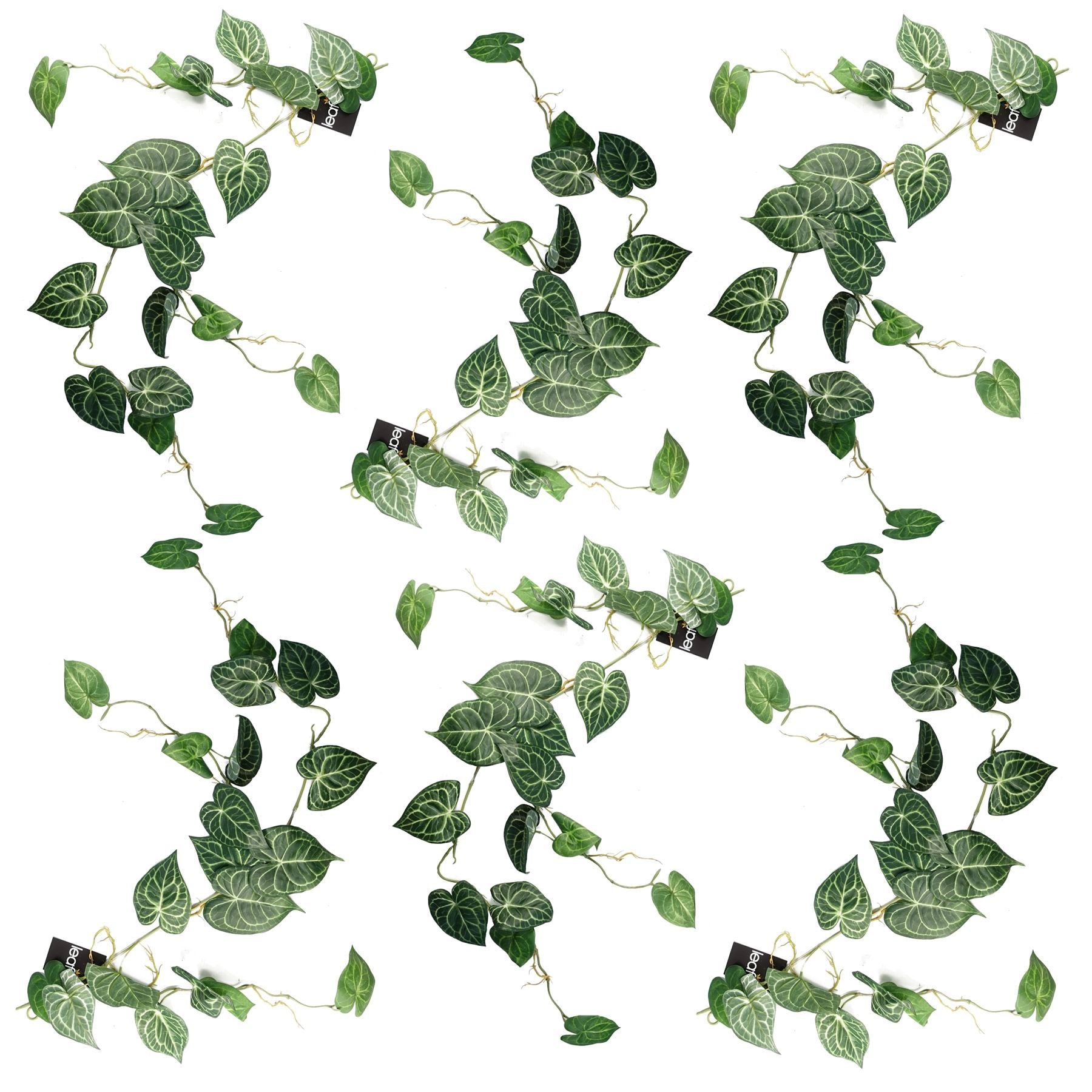 100cm Artificial Trailing Hanging Rounded Ivy Plant Realistic