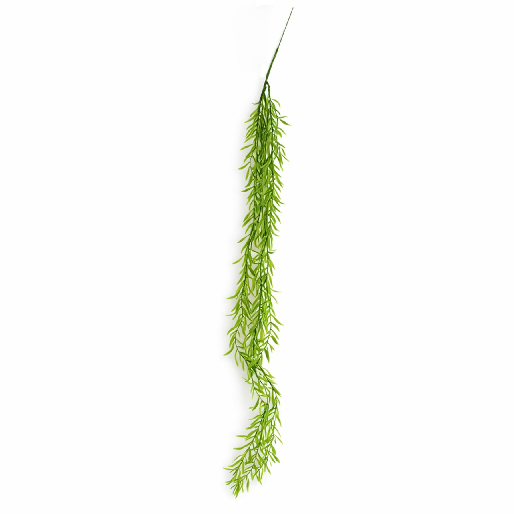 100cm Artificial Trailing Rhipsalis Style Hanging Plant - Light Green Tips - Premium Quality