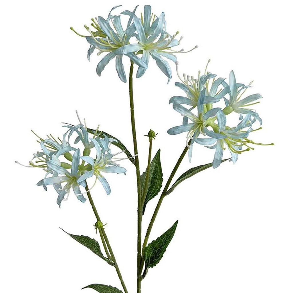 Faux Spider Lily Stems, 72cm with 3 Flower Heads - Set of 6