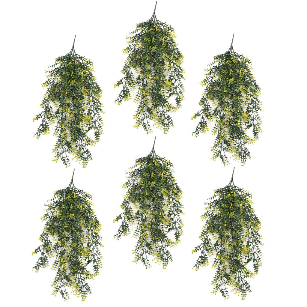 Hanging UV and Fire Resistant Artificial Variegated Plant 76cm - Premium Quality