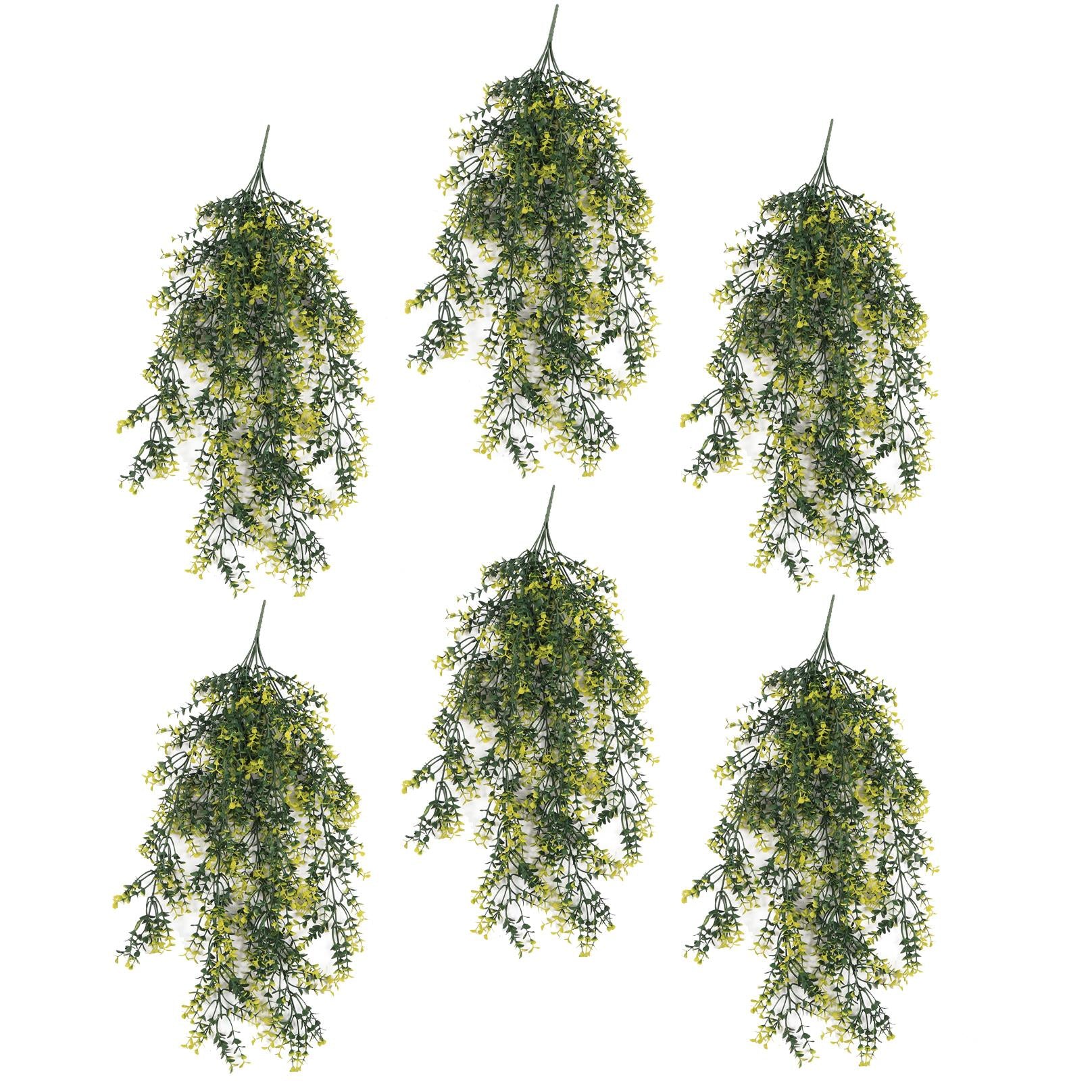 Hanging UV and Fire Resistant Artificial Variegated Plant 76cm - Premium Quality