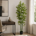 180cm Natural Green Bamboo Artificial - Premium Quality