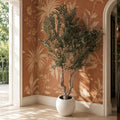 250cm XXL Artificial Olive Tree with Decorative Planter - Premium Quality