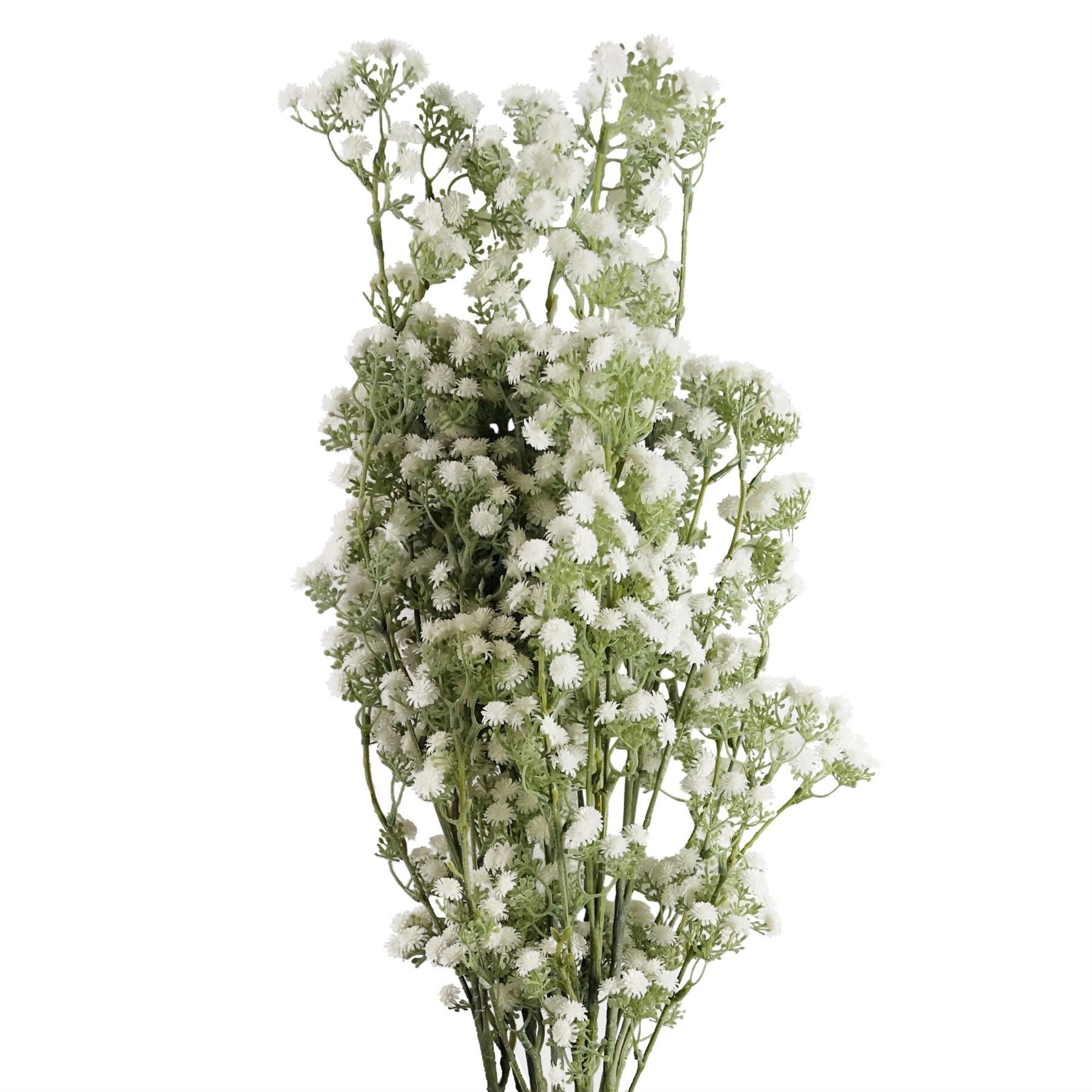 Artificial Pack of 6 x 85cm Gypsophila White Stem - Premium Quality