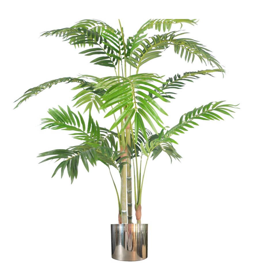 120cm (4ft) Realistic Artificial Areca Palm Tree with Pot