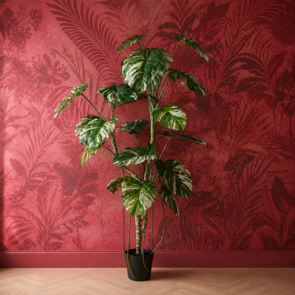 210cm Variegated Monstera Realistic Artificial Tree - Premium Quality