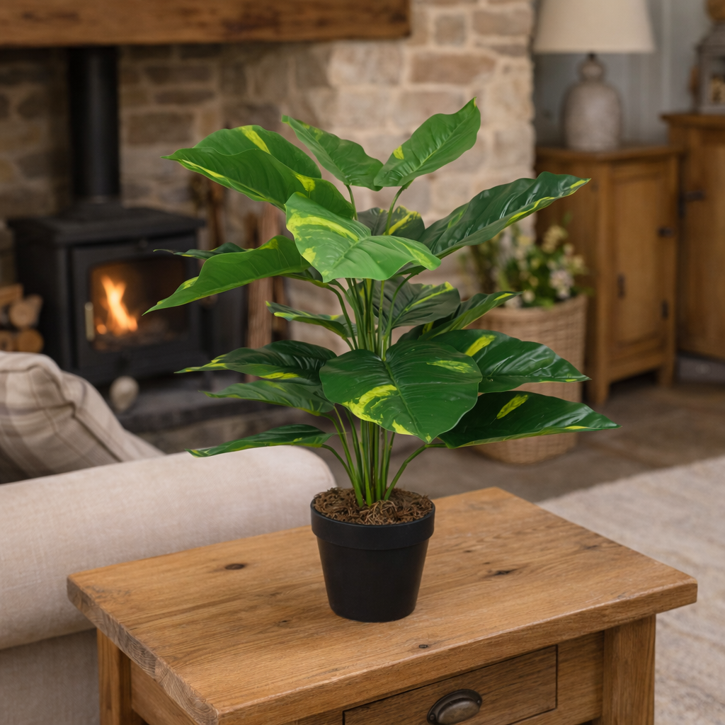 60cm Botanik Realistic Large Artificial Foliage Plant with Pot