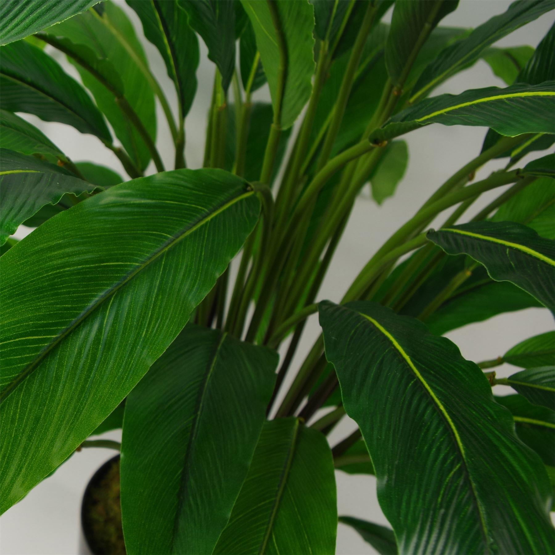 90cm Artificial Calathea Plant Dark Green - Premium Quality