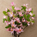 6x 100cm Pink Magnolia Floral Spray Artificial - Premium Quality