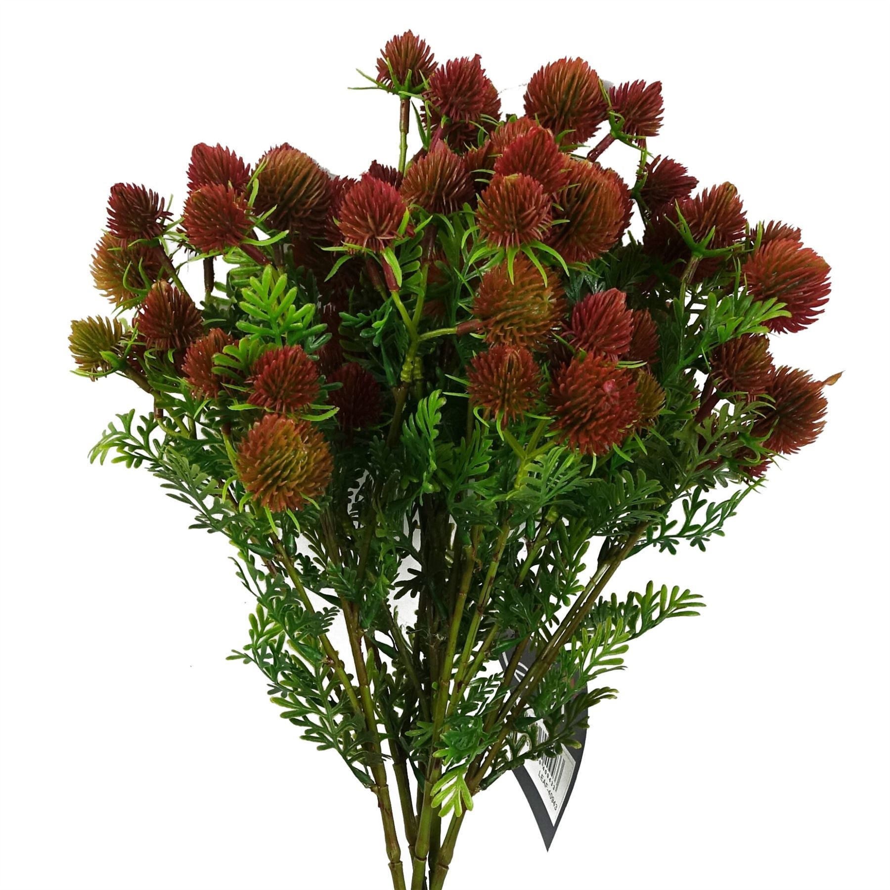 Pack of 6 x 55cm Craspedia Stem Red Artificial - Premium Quality