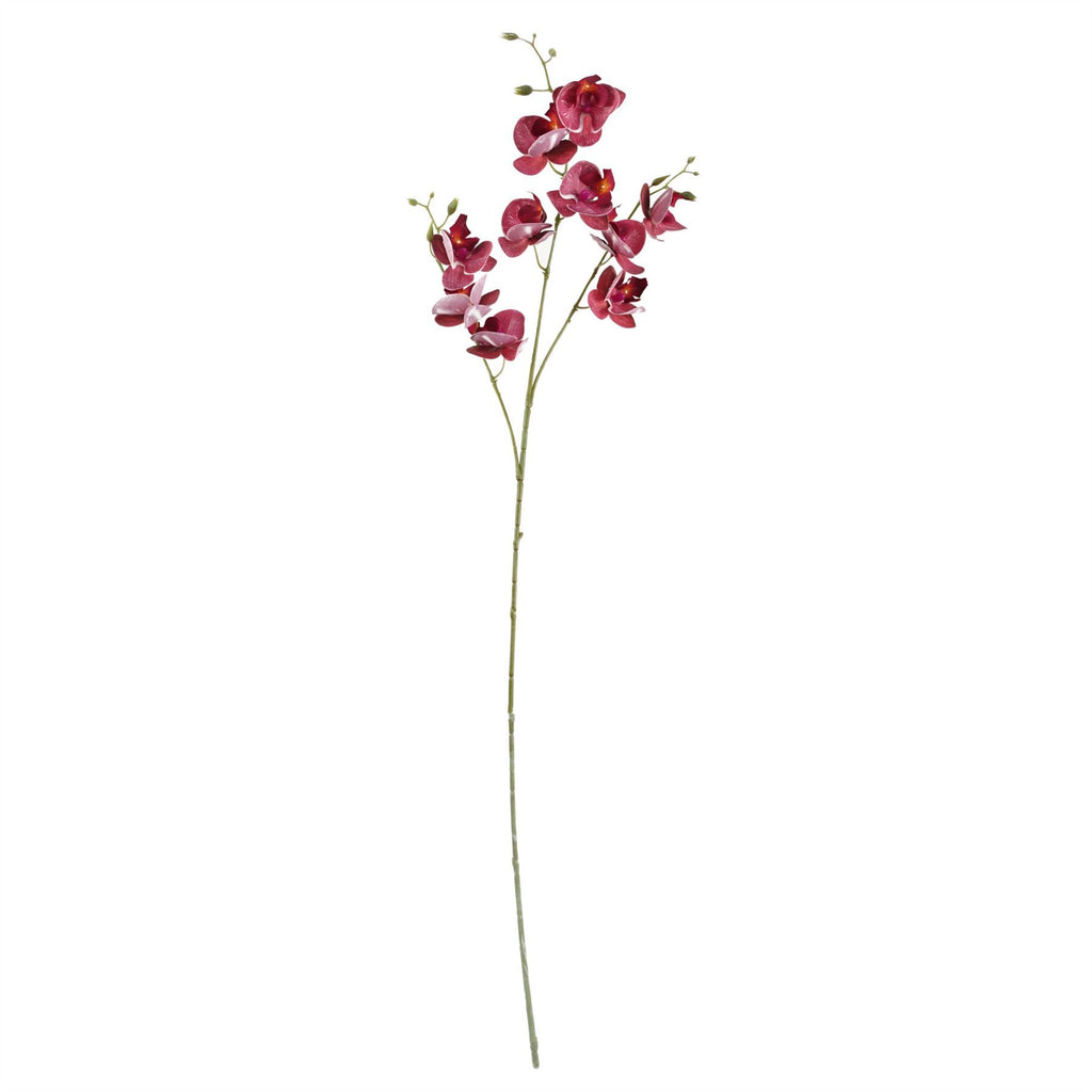 60cm Artificial Chrysanthemum and Orchid Display Glass Vase - Premium Quality
