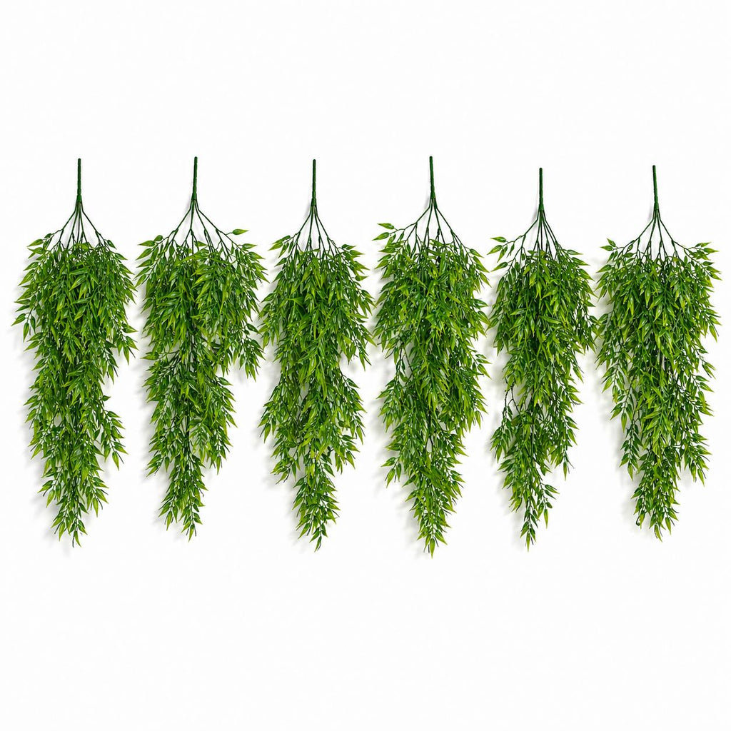80cm Artificial Trailing Bamboo Style Plant Hanging Faux Greenery - Premium Quality