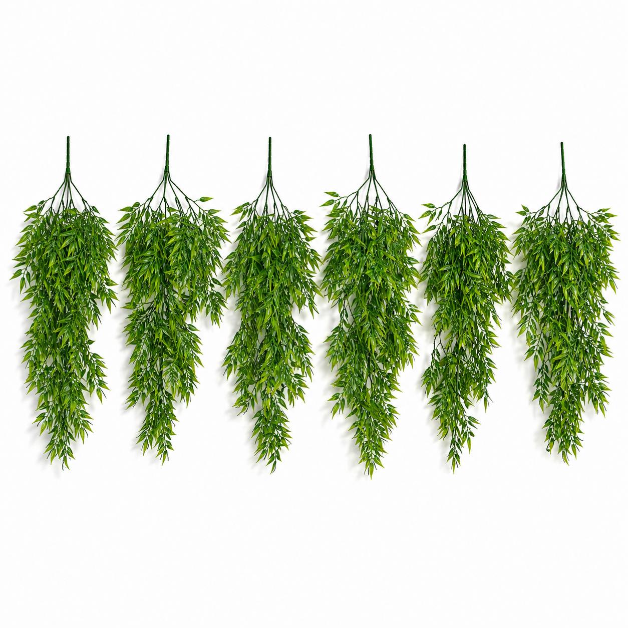 80cm Artificial Trailing Bamboo Style Plant Hanging Faux Greenery - Premium Quality