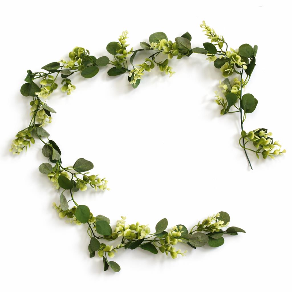 160cm Artificial Eucalyptus Style Garland Trailing Hanging Plant Faux Greenery Vine - Premium Quality