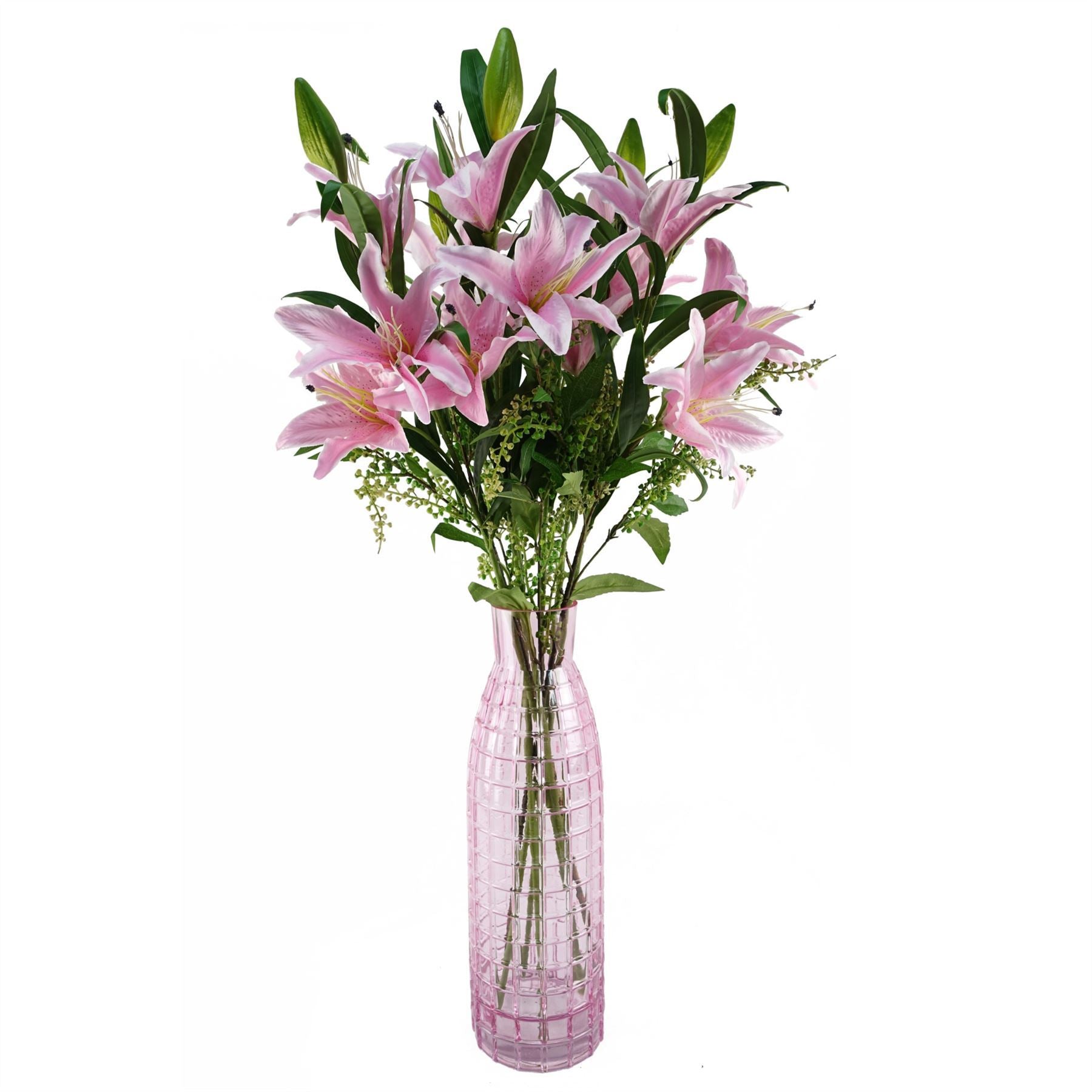 Pack of 6 x 85cm Artificial Green Foliage Spray - Premium Quality