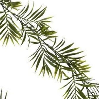 190cm Fire Retardant Artificial Palm Garland - Premium Quality