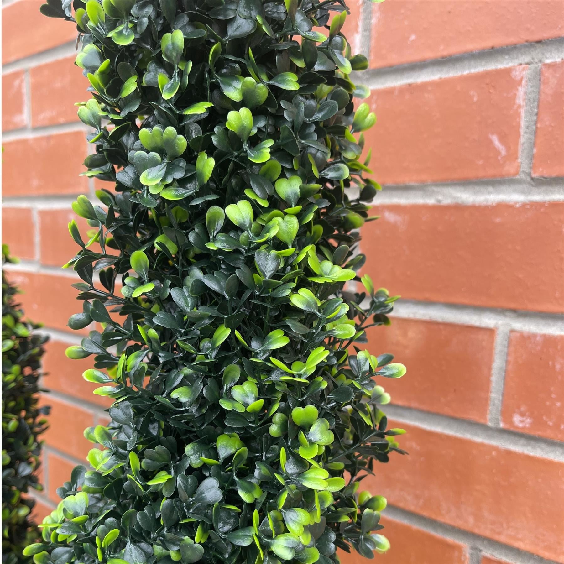 120cm Artificial Natural Boxwood Spiral Topiary - Premium Quality