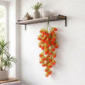 75cm Artificial Red Thistle Trailing Hanging Plant Faux Floral - Premium Quality