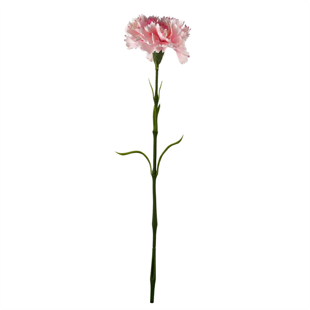 12 x Pink Carnation Artificial Flowers - Premium Quality