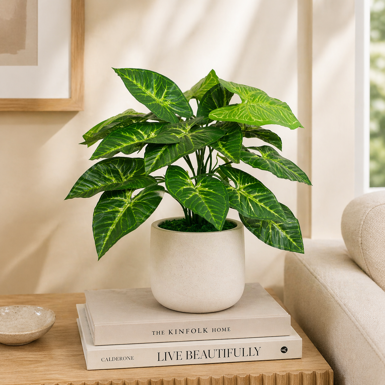 45cm Botanik Realistic Large Artificial Foliage Plant with Pot