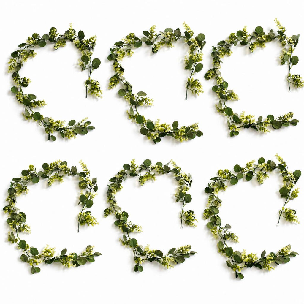 160cm Artificial Eucalyptus Style Garland Trailing Hanging Plant Faux Greenery Vine - Premium Quality