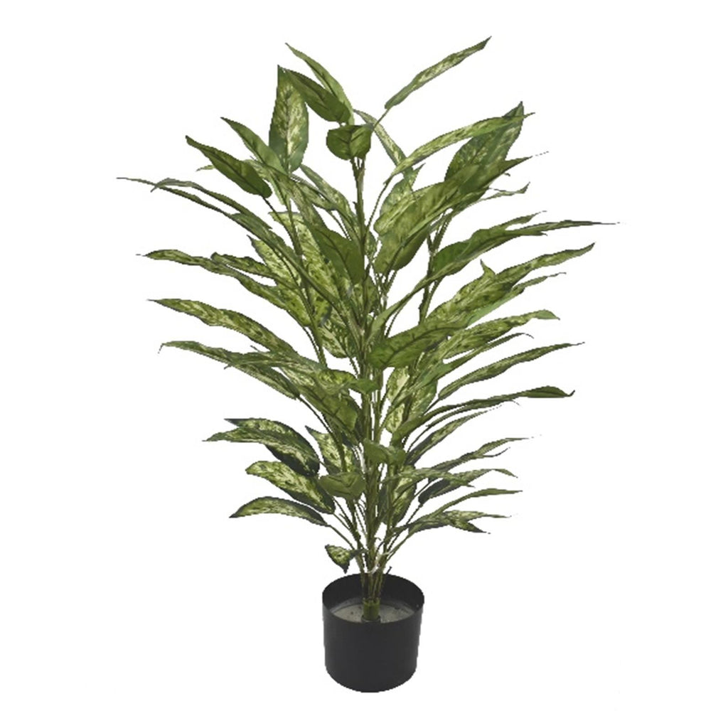 80cm Artificial Fire Retardant Aglaonema Bush with 72 Leaves - Premium Quality