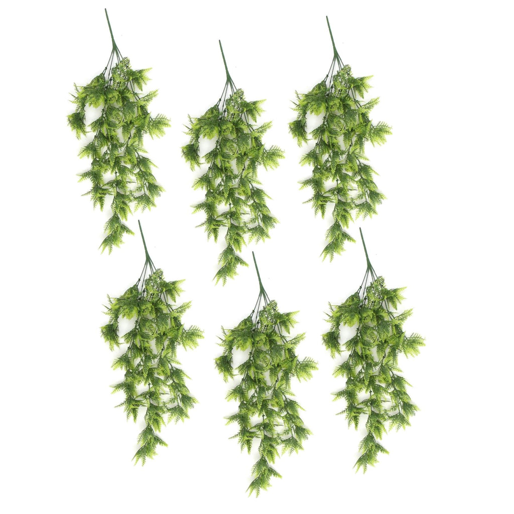 Hanging UV and Fire Resistant Artificial Boston Fern Plant 75cm - Premium Quality