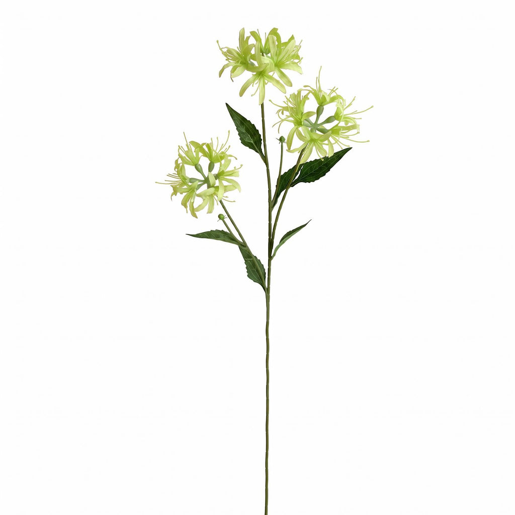 Faux Spider Lily Stems, 72cm with 3 Flower Heads - Set of 6