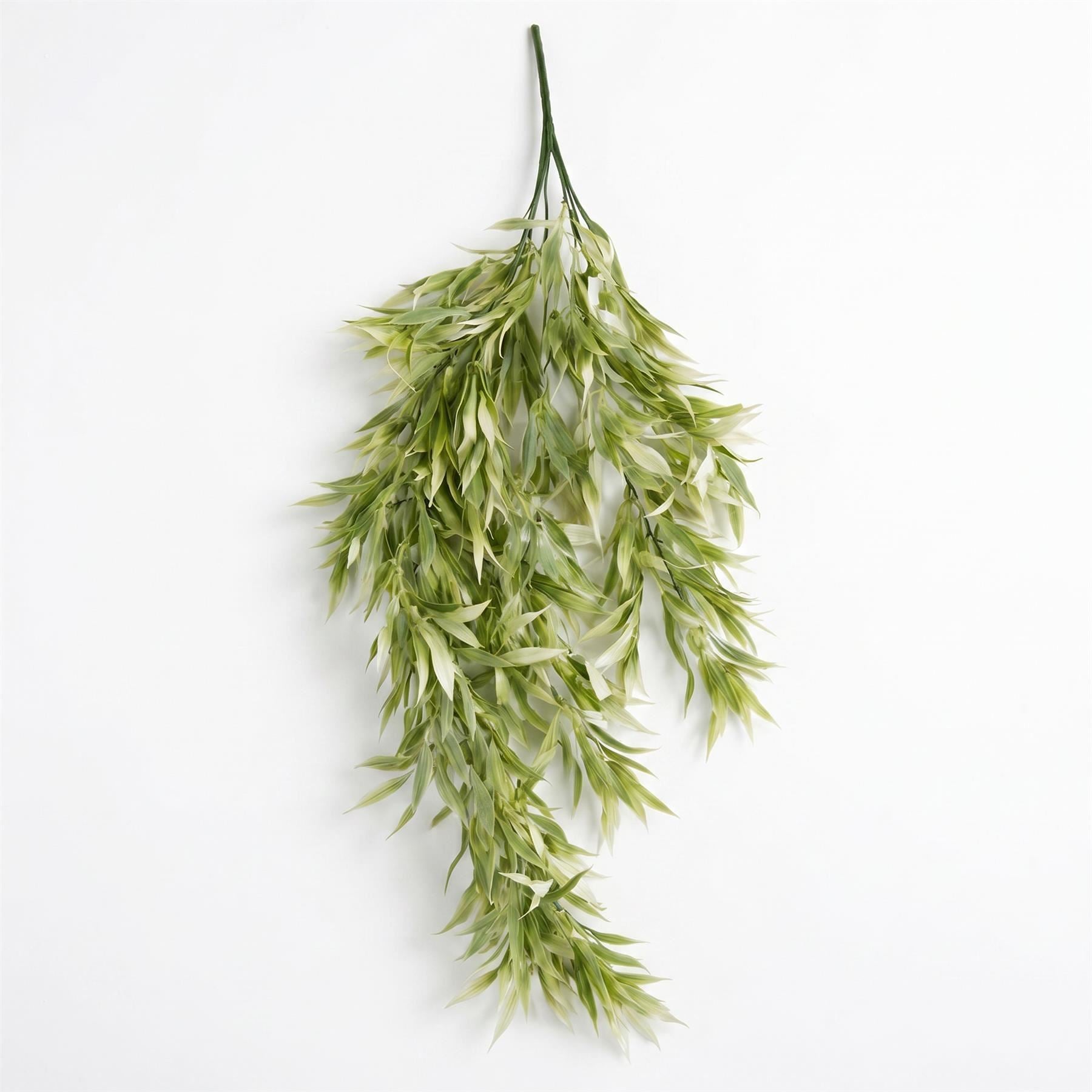 80cm Artificial Italian Ruscus Hanging Plant with Realistic Foliage - Light Green - Premium Quality
