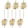 Artificial Pack of 6 x 95cm Gold Palm Botanik - Premium Quality