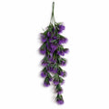 75cm Artificial Purple Thistle Trailing Hanging Plant Faux Floral - Premium Quality