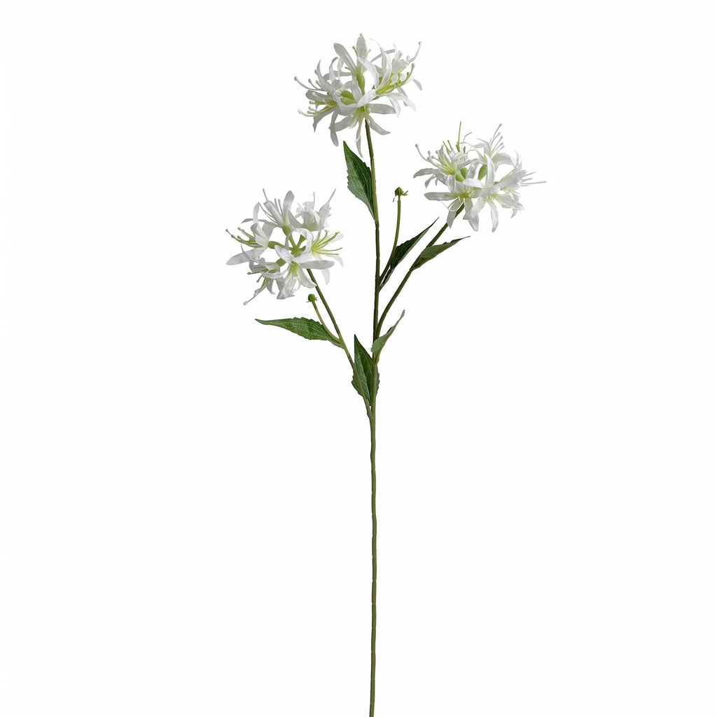 Faux Spider Lily Stems, 72cm with 3 Flower Heads - Set of 6