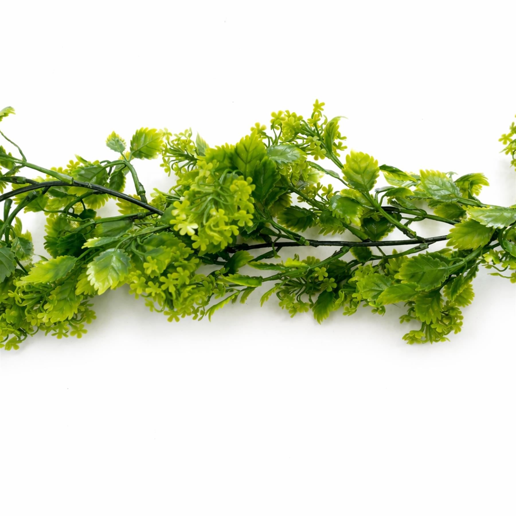 170cm Artificial Green Mixed Foliage Floral Garland Hanging Decoration - Premium Quality