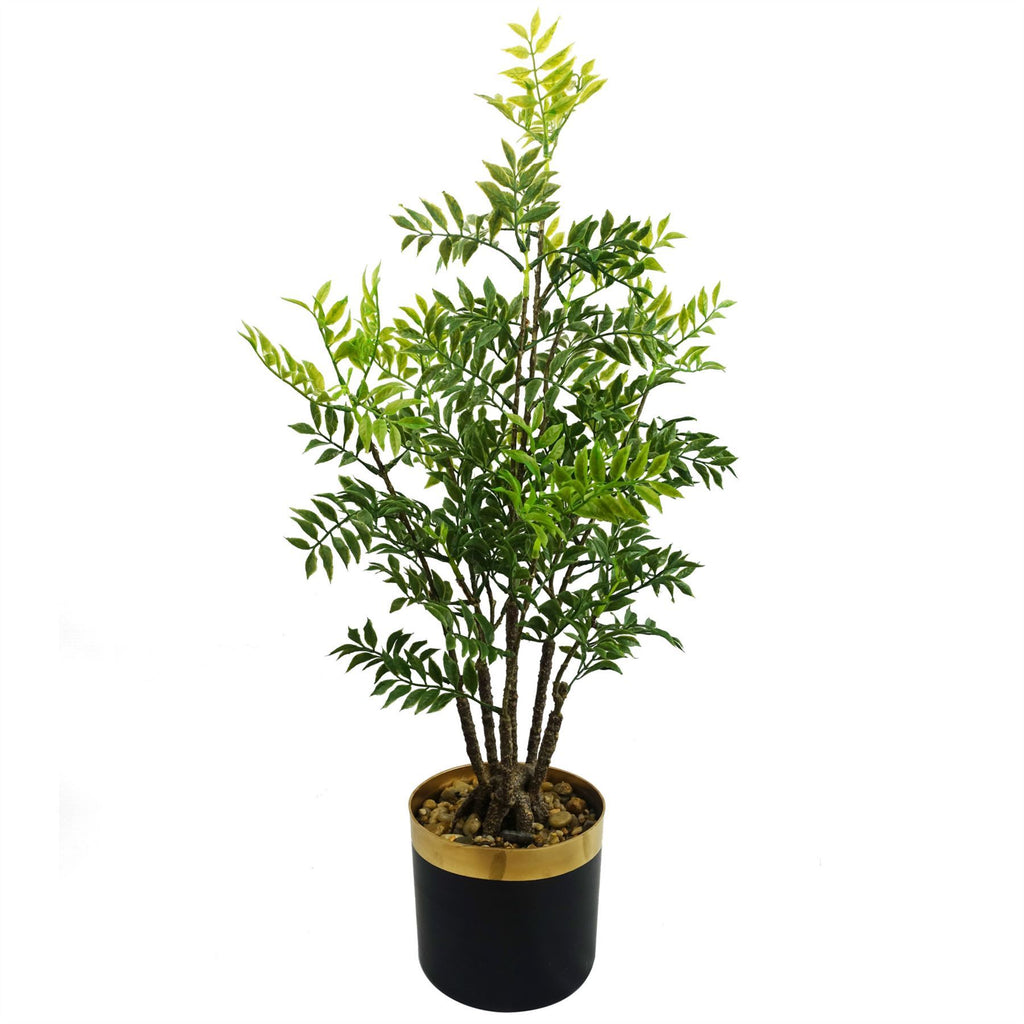 60cm Artificial Nandina Bonsai Ficus Tree - Premium Quality
