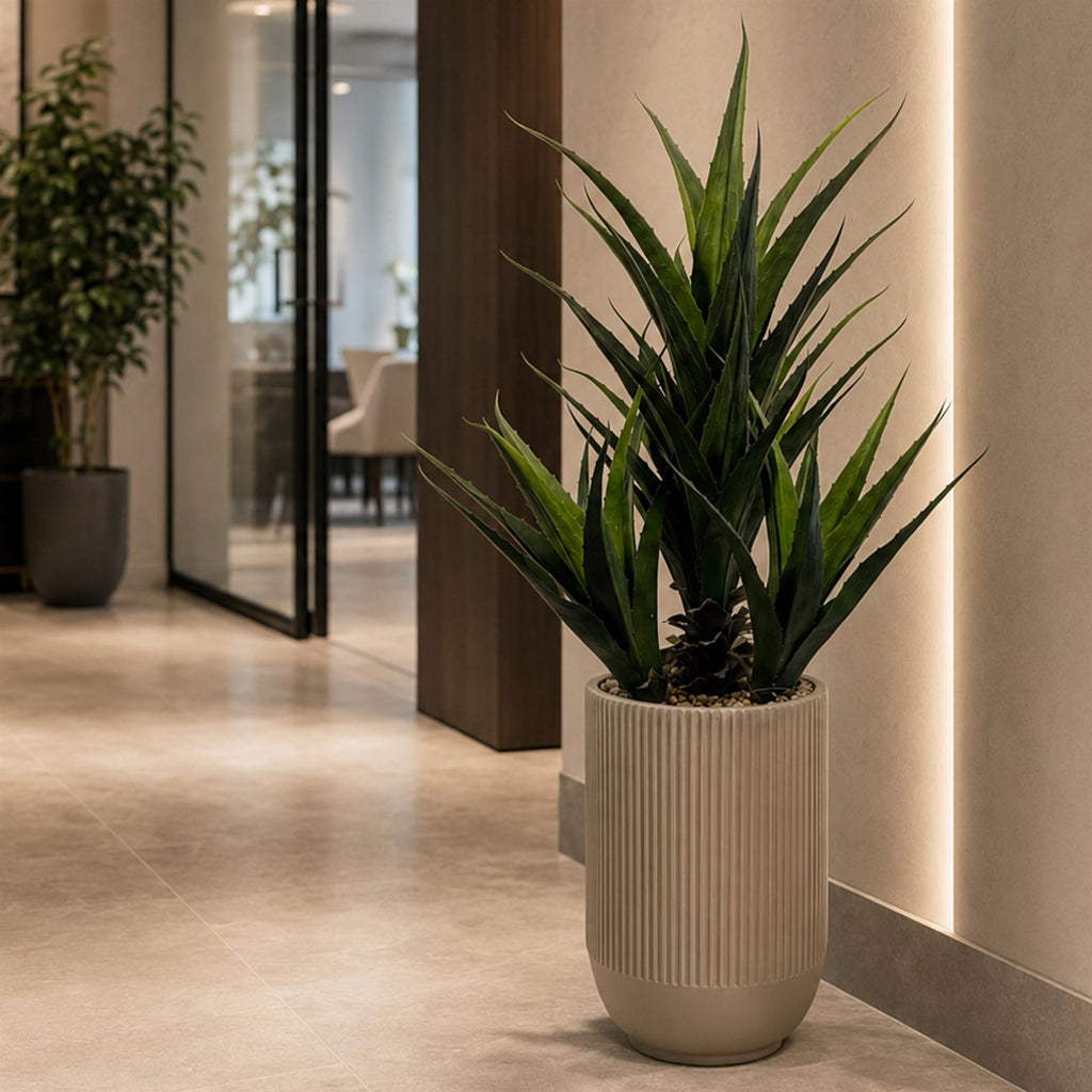 110cm Artificial Agave Tropical Display in Pot Artificial - Premium Quality