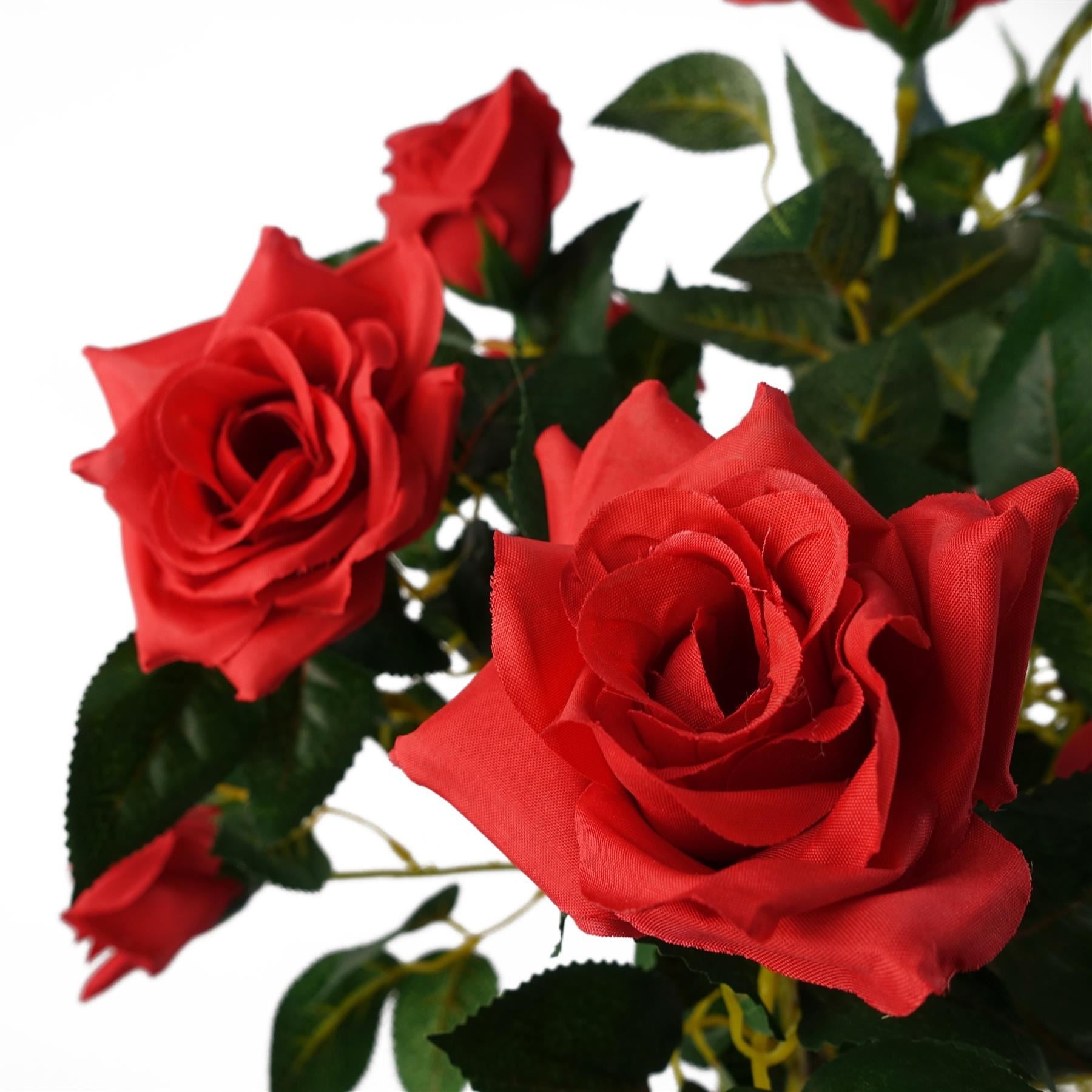 Artificial Red Rose Tree Wedding Twisted Vine Detail 90cm (3ft) - Premium Quality