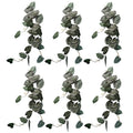 6 x 120cm Artificial Hanging Trailing Plant Alocasia Dragon Scale Dark - Premium Quality
